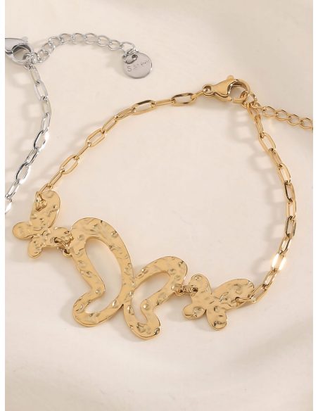 Bracciale farfalla testura