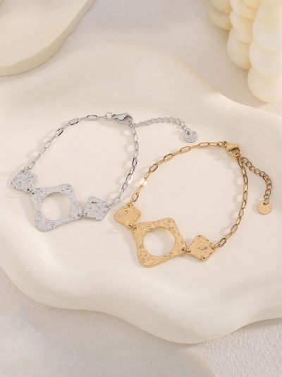 Pulsera geométrica textura