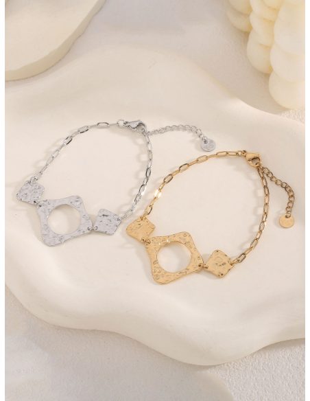 Pulsera geométrica textura