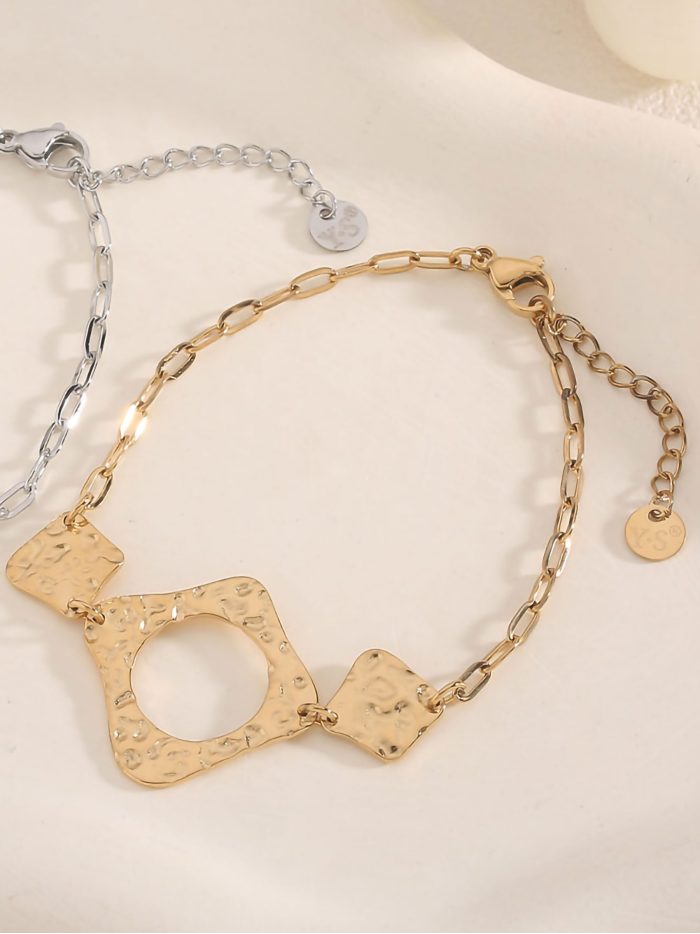 Pulsera geométrica textura