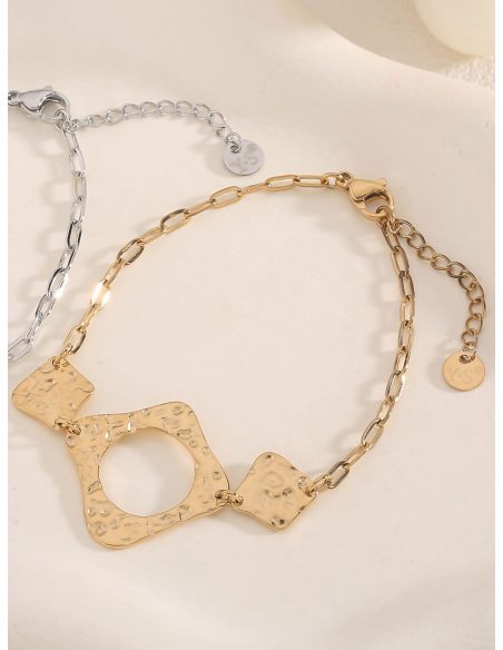 Pulsera geométrica textura