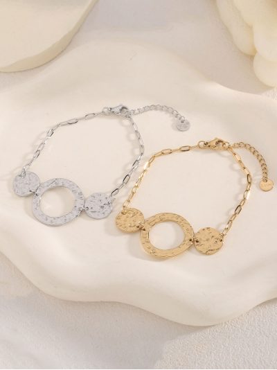 Pulsera aros textura