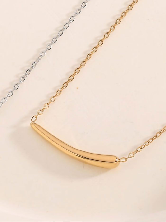 Anhänger Halskette Minimalistische Stab