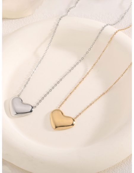 Collar colgante corazón