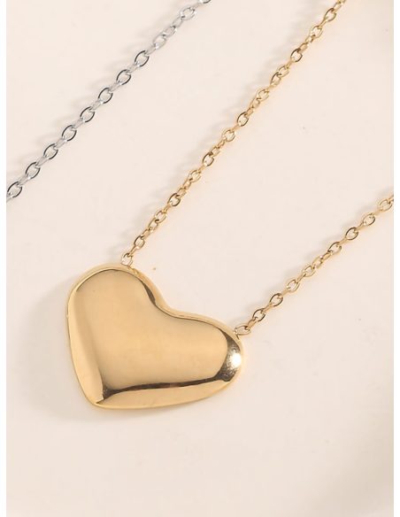 Collar colgante corazón