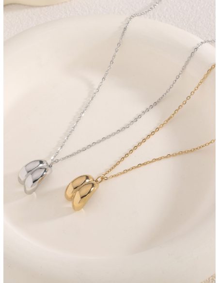 Collar colgante nudo