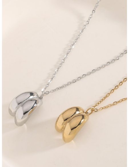 Collar colgante nudo