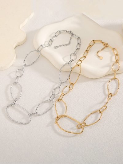 Collar eslabones ovalados