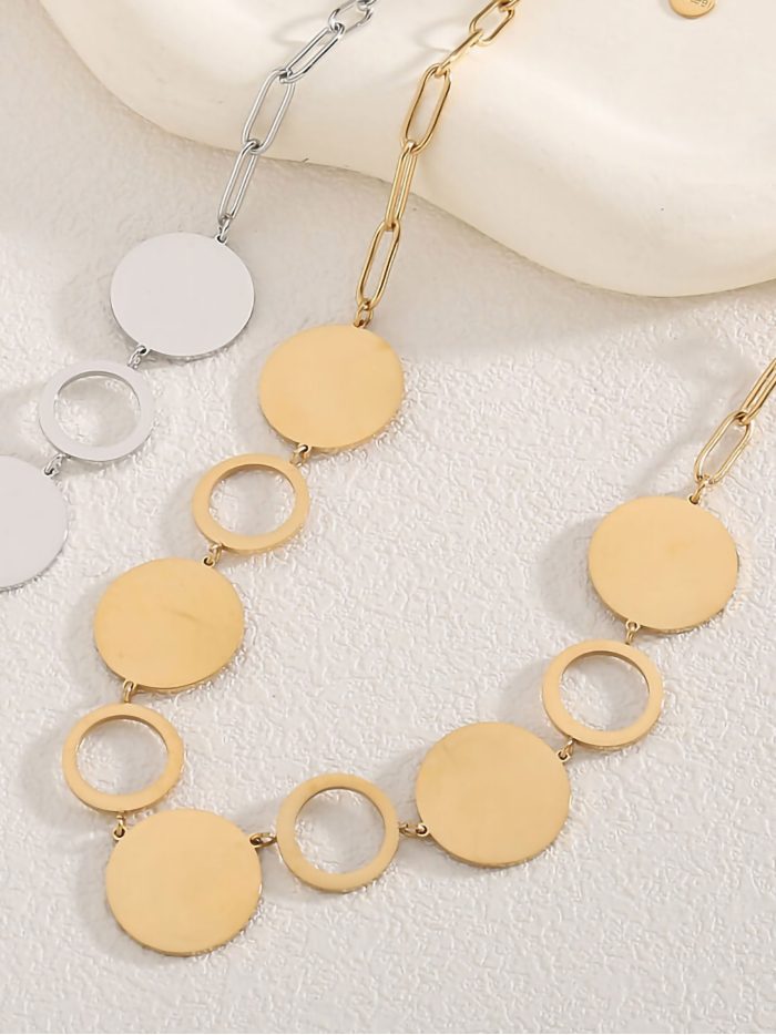 Collana catena pendente medaglia