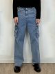 Jeans cargo recto