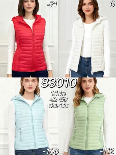 Chaleco acolchado ligero con capucha 2