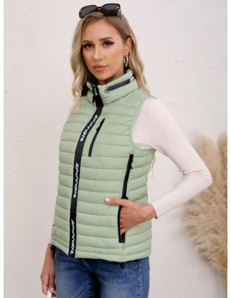 Gilet matelassé à col montant