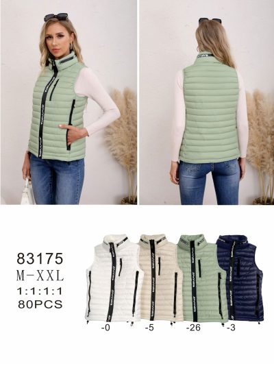 Chaleco acolchado con cuello alto 2