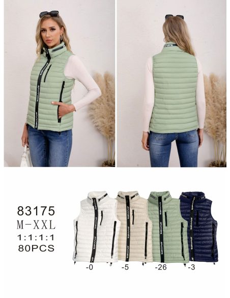 Gilet matelassé à col montant