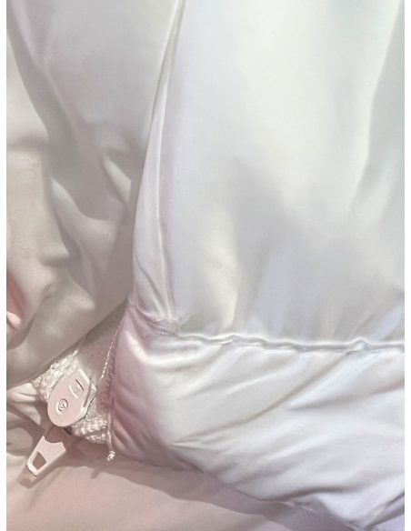 Lightweight hooded puffer waistcoat