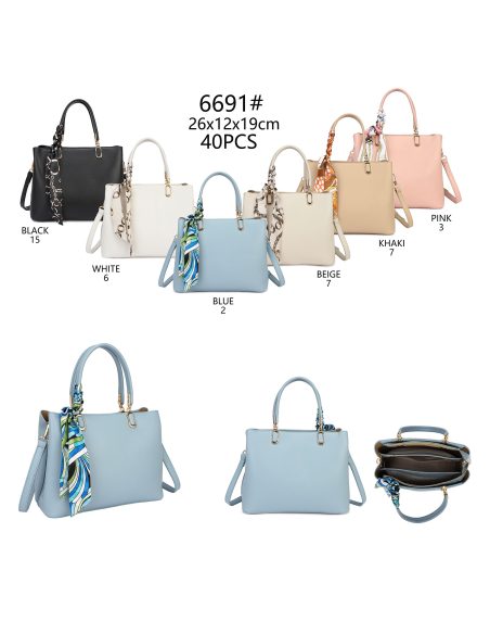 Bolsa de mão lenço decorativo