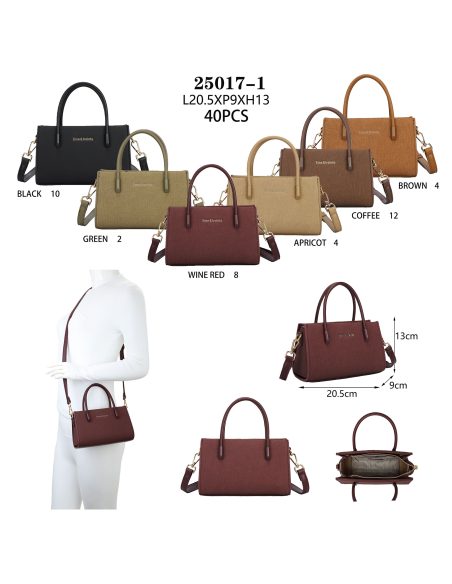 Bolso tote canvas combinado