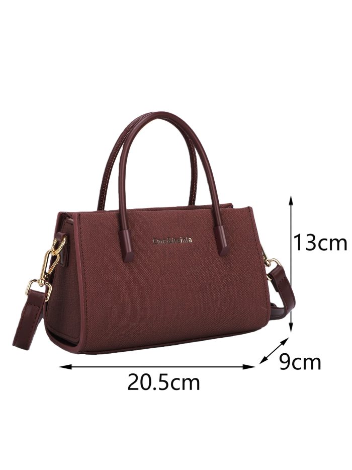 Bolso tote canvas combinado