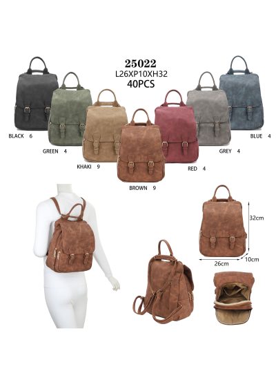 Mochila polipiel doble hebilla 2