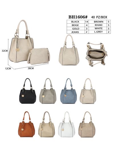 Bolso de hombro asa trenzada con bolso bandolera 2