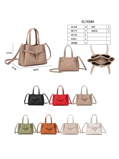 Bolso shopper hebilla decorativa 2