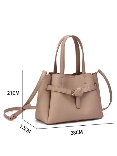 Bolso shopper hebilla decorativa