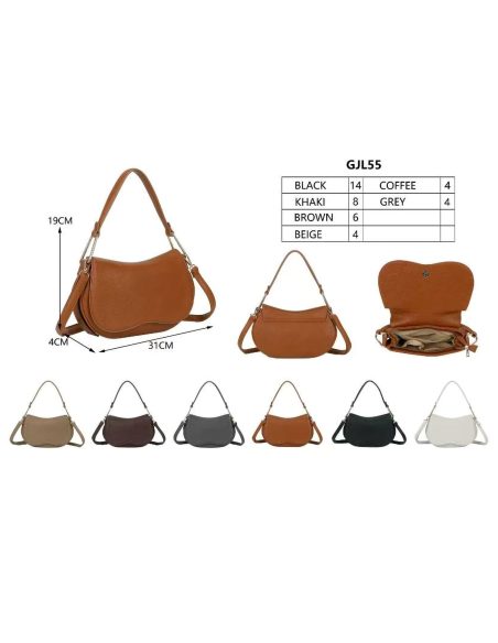 Umhängetasche mit Klappe