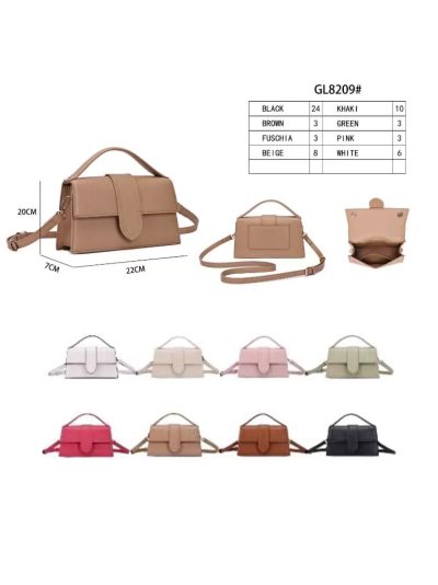 Bolso baguette con solapa magnética 2