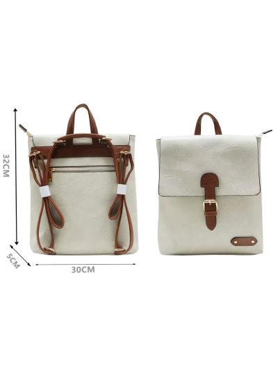 Mochila solapa y hebilla