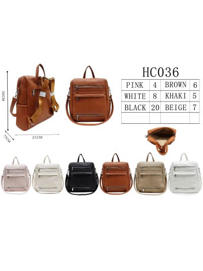 Mochila bolsillos con cremallera 2