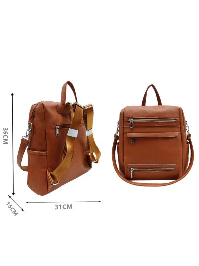 Mochila bolsillos con cremallera