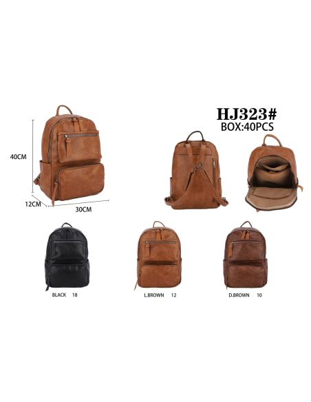 Zaino con tasca frontale