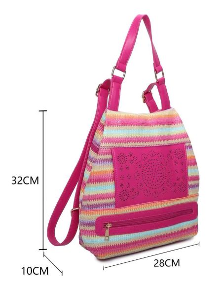 Zaino borsa etnica multicolore
