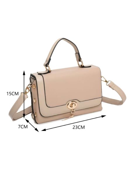 Mini bolso tote solapa