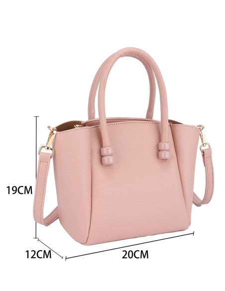 Bolso tote minimal detalle asa