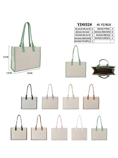 Bolso shopper grande de lona 2