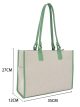 Bolso shopper grande de lona