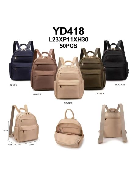 Mochila nylon bolsillos