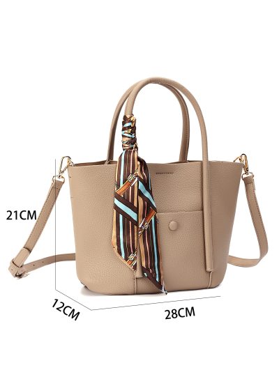 Bolso shopper detalle pañuelo