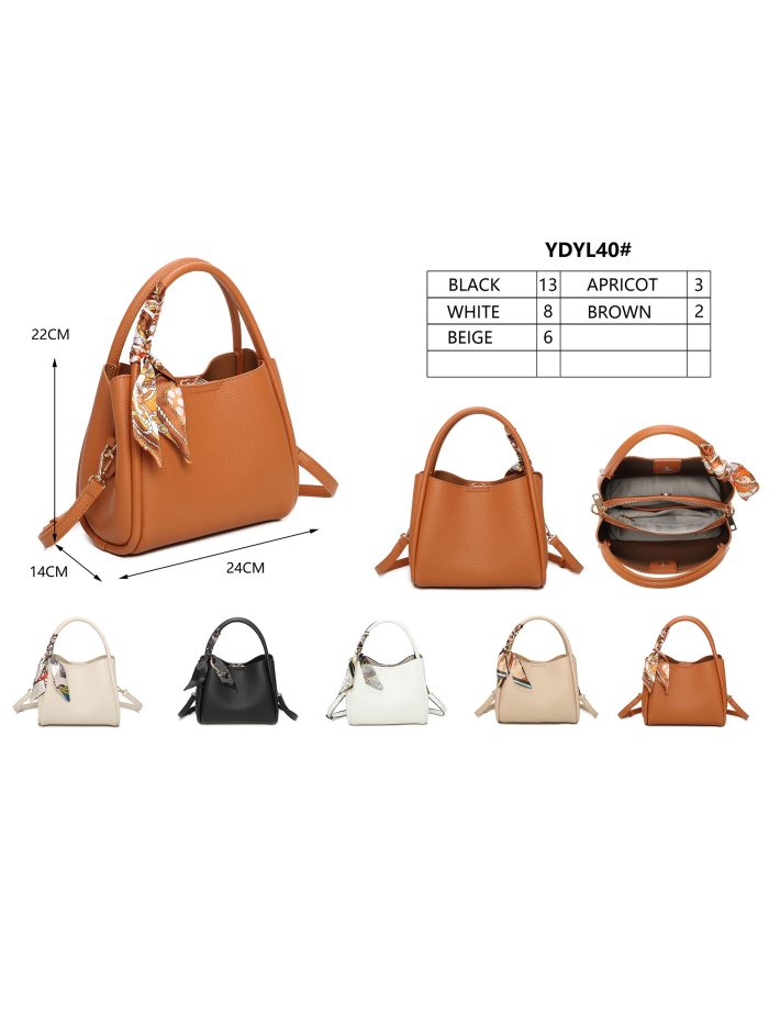 Bolso de mano mini con pañuelo