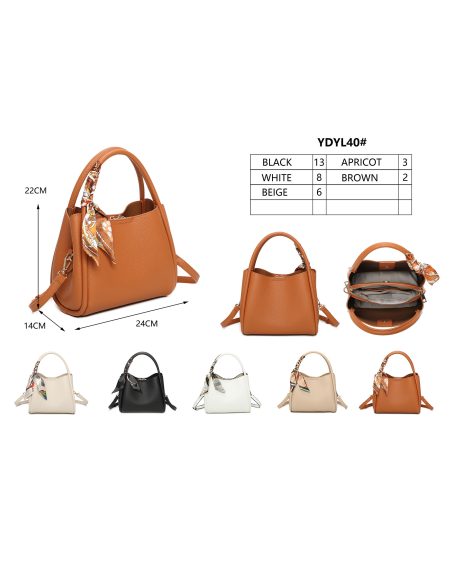 Bolso de mano mini con pañuelo