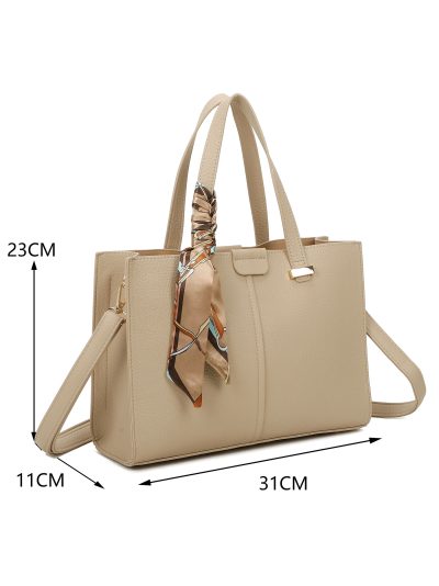 Bolso tote detalle pañuelo