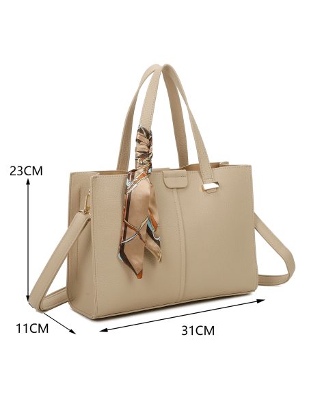 Tasche Tote mit Halstuch-Detail