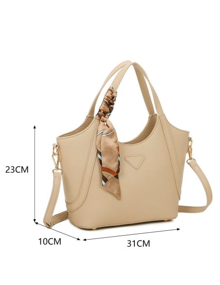 Bolso shopper detalle pañuelo