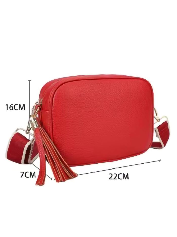 Bolso bandolera borlas