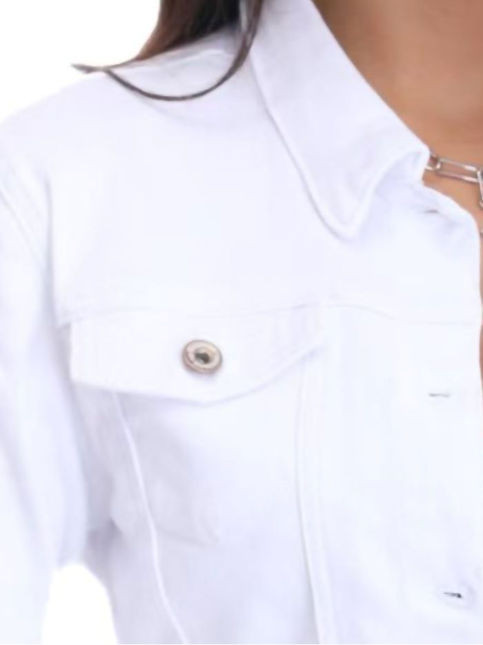 Cazadora denim clásica talla grande