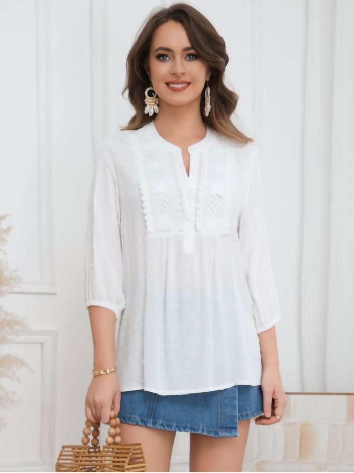 Blusa plumeti encaje