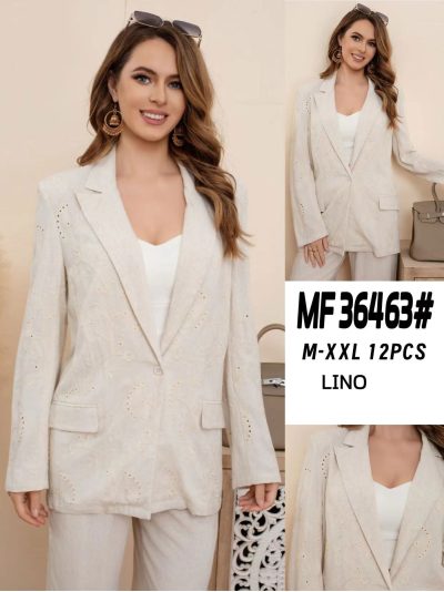 Blazer lino calado 2