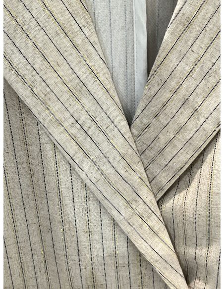 Blazer lino a rayas