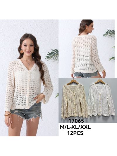 Cárdigan calado crochet 2